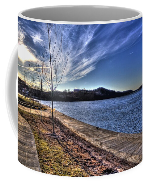 Parkersburg Coffee Mug featuring the photograph The Ohio River by Jonny D