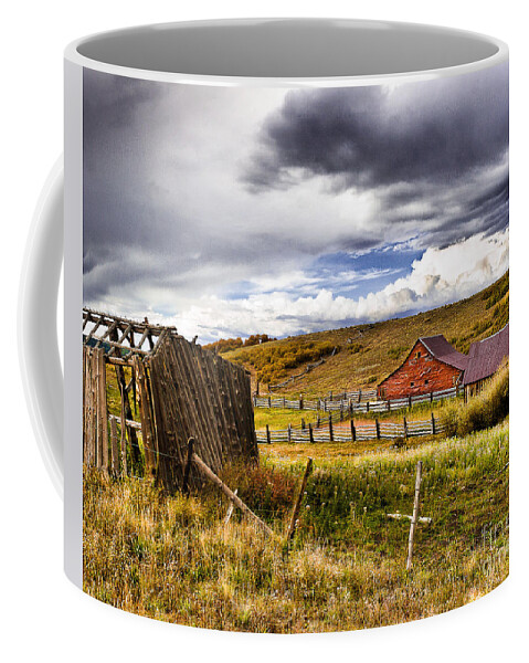 Nature Coffee Mug featuring the photograph The Ol' Homestead by Steven Reed