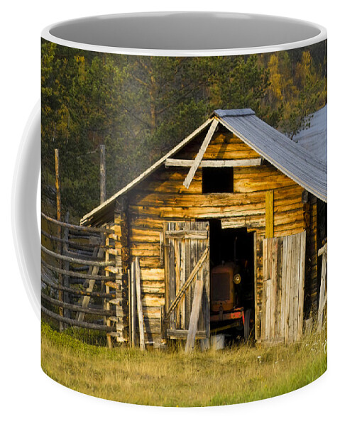 Heiko Coffee Mug featuring the photograph The Old Barn by Heiko Koehrer-Wagner