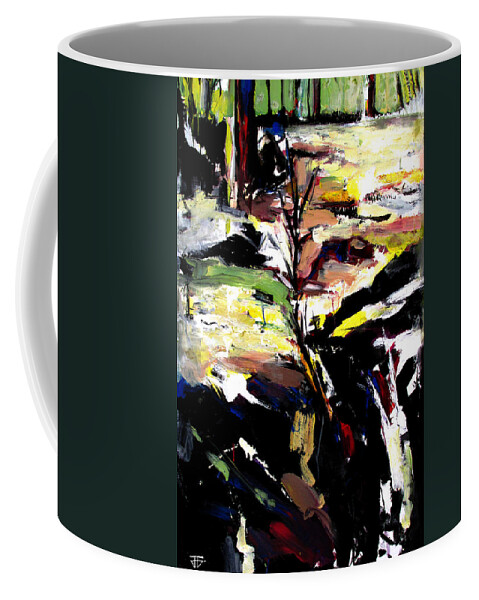 Landscape Coffee Mug featuring the painting The Path That Took Me To You by John Gholson