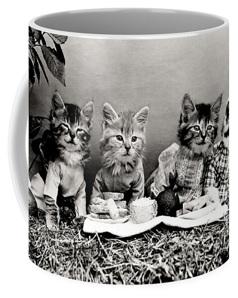 Animal Portrait Coffee Mug featuring the photograph The Picnic in 1914 by Science Source