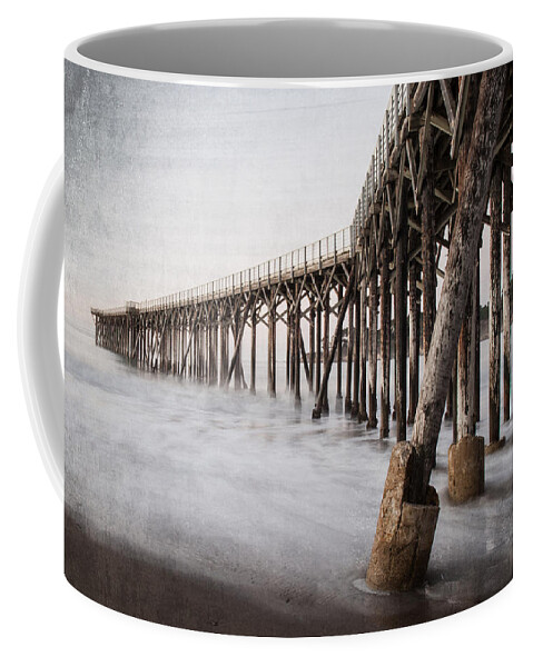 Big Sur Coffee Mug featuring the photograph The Pier by George Buxbaum