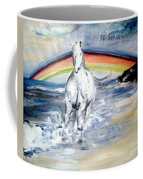 Promise Coffee Mug featuring the painting The promise by Amanda Dinan