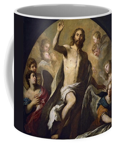 Pietro Novelli Coffee Mug featuring the painting The Resurrection of Christ by Pietro Novelli