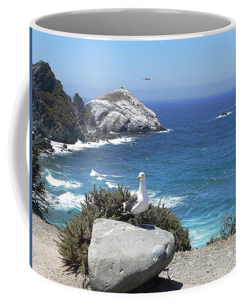 Big Sur Coffee Mug featuring the photograph The Sentry by Steve Ondrus