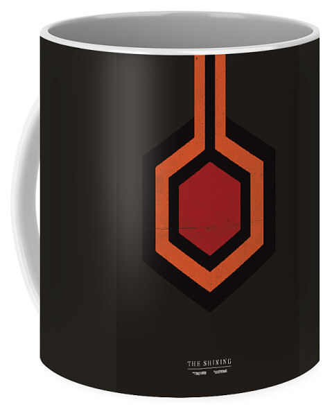 Movie Coffee Mug featuring the digital art The Shining by Mike Taylor
