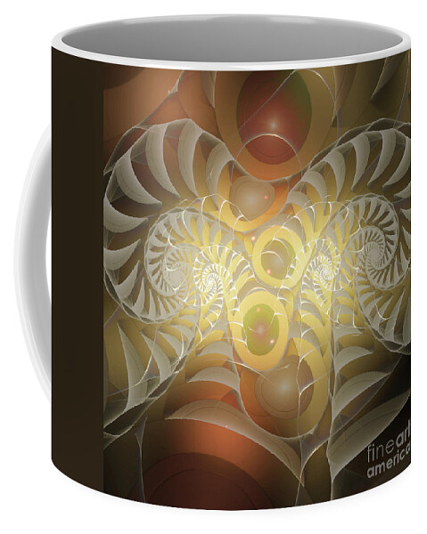 Aries Coffee Mug featuring the digital art The Sign of Aries by Klara Acel