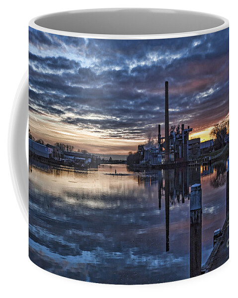 Sunset Coffee Mug featuring the photograph The sky is crying by Casper Cammeraat
