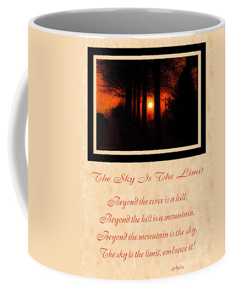 Trees Coffee Mug featuring the photograph The Sky Is The Limit V 2 by Andee Design