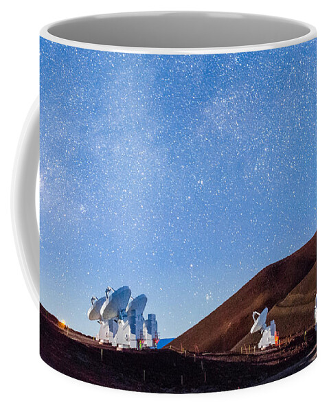 Big Island Coffee Mug featuring the photograph The SMA in Moonlight by Jason Chu