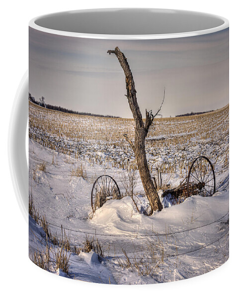 South Dakota Coffee Mug featuring the photograph The Snow Drift and Time Forgotten by M Dale