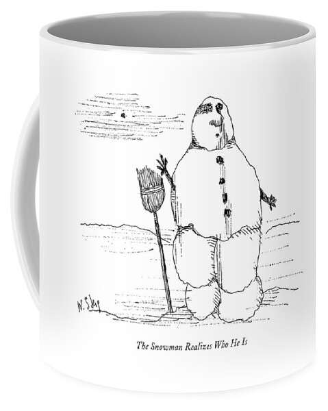 The Snowman Realizes Who He Is Coffee Mug