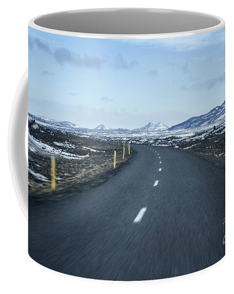 Iceland Coffee Mug featuring the photograph The Speed I Need by Evelina Kremsdorf