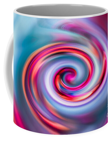 Abstract Coffee Mug featuring the photograph The Spiral by Hannes Cmarits