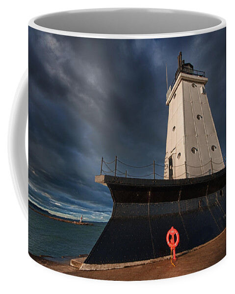 Architecture Coffee Mug featuring the photograph The Storm by Sebastian Musial