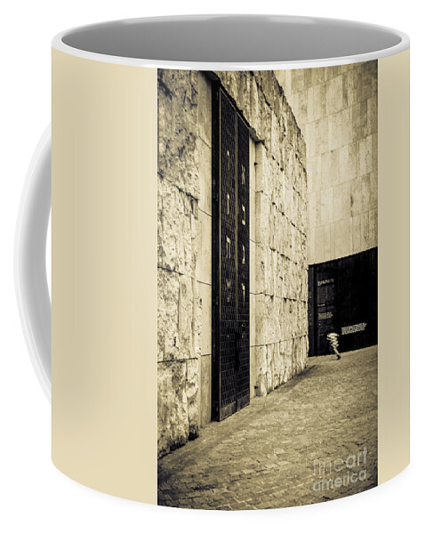Jew Coffee Mug featuring the photograph The Synagogue by Hannes Cmarits