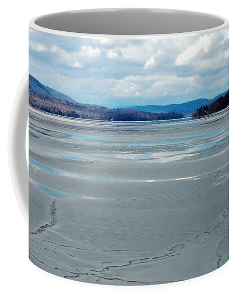 April Coffee Mug featuring the photograph The Thaw by Mim White