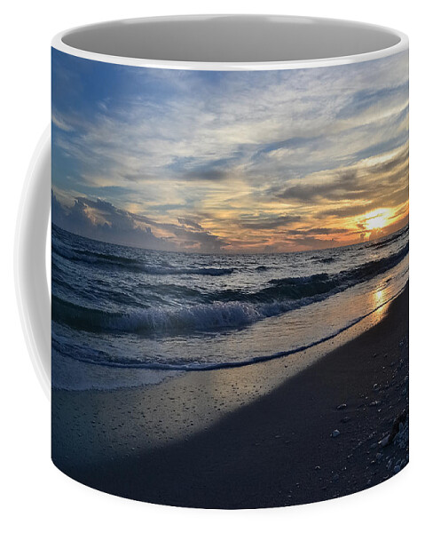 Ocean Coffee Mug featuring the photograph The Touch of the Sea by Melanie Moraga