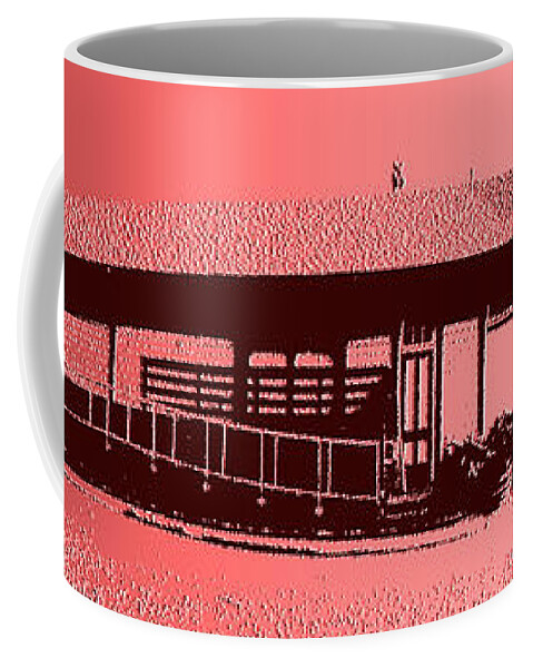 Train Depot Coffee Mug featuring the photograph The Train Depot 2 by Richard J Cassato