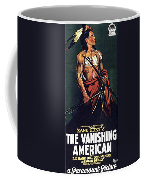 The Vanishing American Coffee Mug featuring the photograph The Vanishing American by Movie Poster Prints