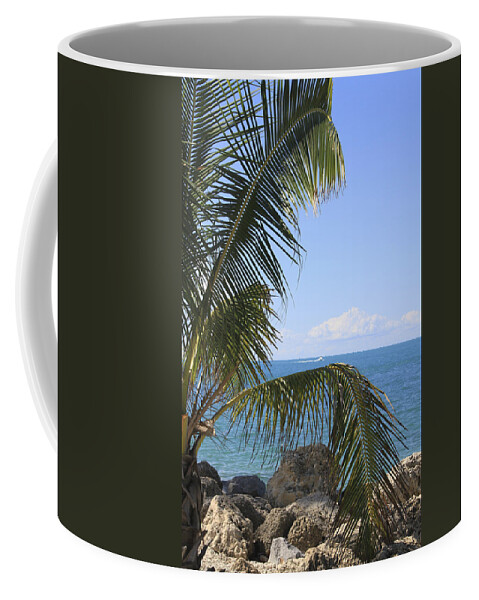 Rock Coffee Mug featuring the photograph Key West Ocean View by Bob Slitzan