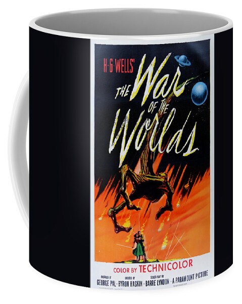 The War Of The Worlds Coffee Mug featuring the digital art The War of the Worlds by Georgia Clare