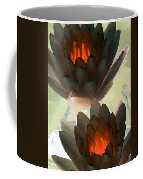 Water Lilies Coffee Mug featuring the photograph The Water Lilies Collection - PhotoPower 1042 by Pamela Critchlow