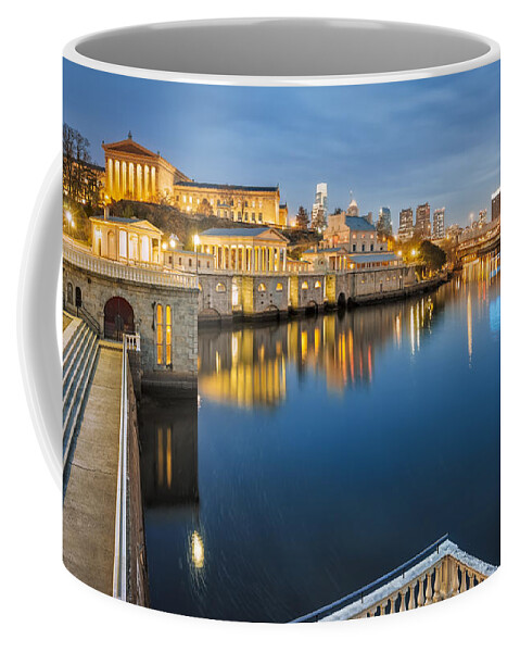 City Coffee Mug featuring the photograph The Waterworks by Eduard Moldoveanu