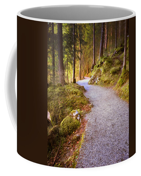 Bavaria Coffee Mug featuring the photograph The Way Home by Shirley Radabaugh