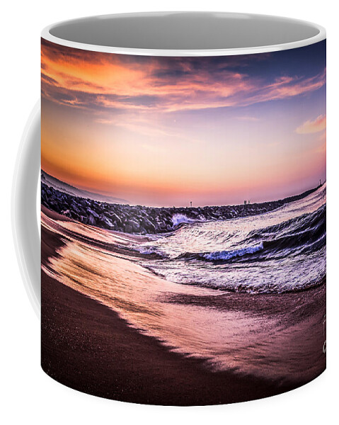 American Coffee Mug featuring the photograph The Wedge Newport Beach California Picture by Paul Velgos