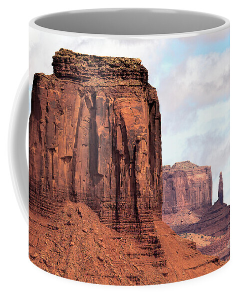 Red Rocks Coffee Mug featuring the photograph There Must be Kings by Jim Garrison
