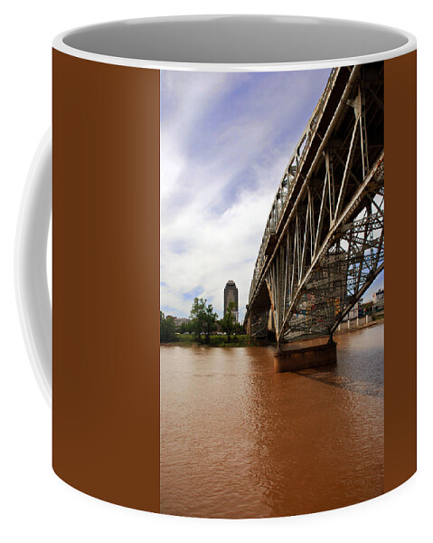 Shreveport Coffee Mug featuring the photograph They don't call it Red River for nothing by Max Mullins