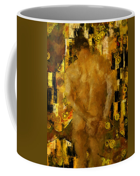Nude Coffee Mug featuring the photograph Thinking About You by Kurt Van Wagner