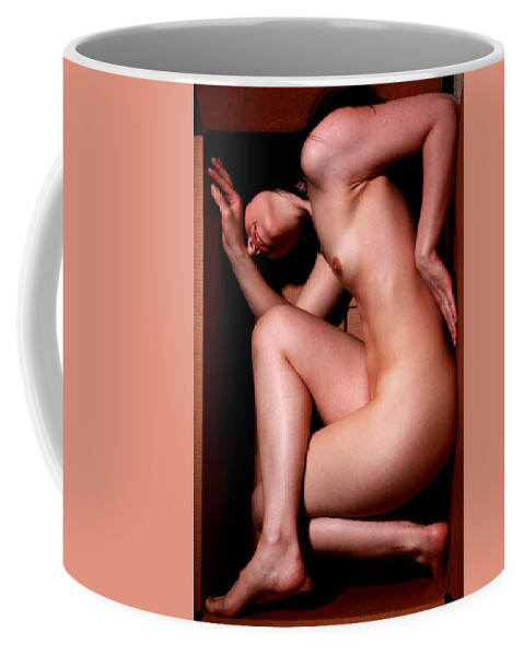 Nude Coffee Mug featuring the photograph Thinking Inside the Box by Joe Kozlowski