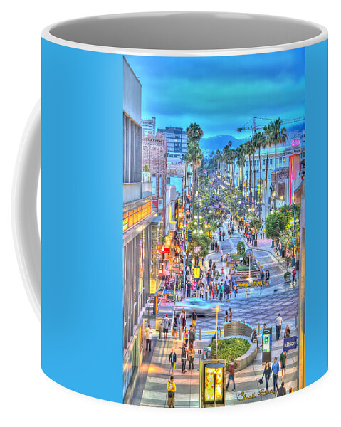 Third Street Promenade Coffee Mug featuring the photograph Third Street Promenade by Chuck Staley
