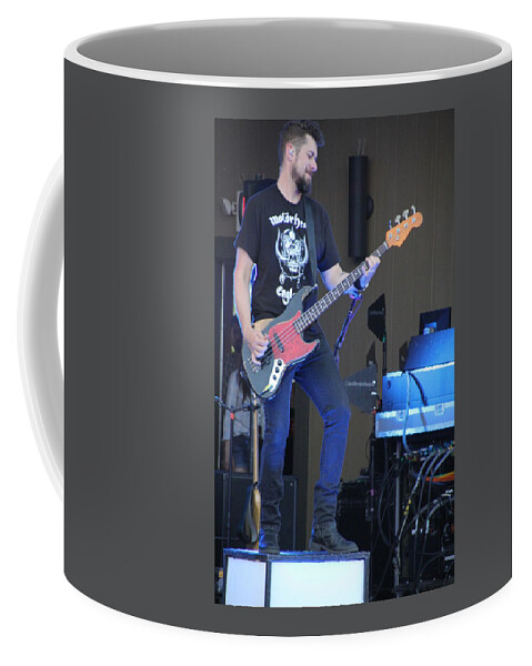 Guitar Coffee Mug featuring the photograph Thomas Rhett concert by Valerie Collins