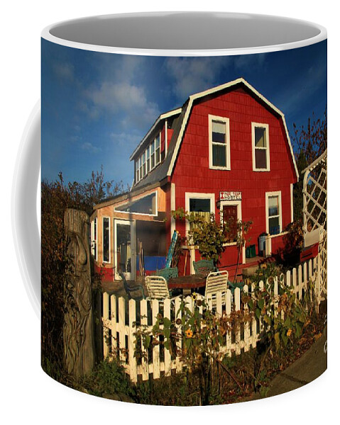 Thor Town Coffee Mug featuring the photograph Thor Town Hostel by Adam Jewell