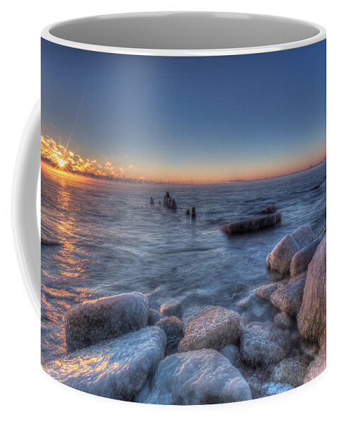 Sunrise Coffee Mug featuring the photograph Three Degree Sunrise by Paul Schultz