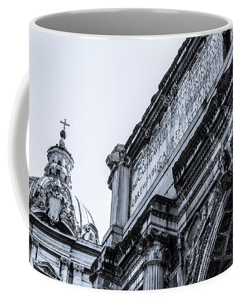 Rome Coffee Mug featuring the photograph Through the Past by AM FineArtPrints