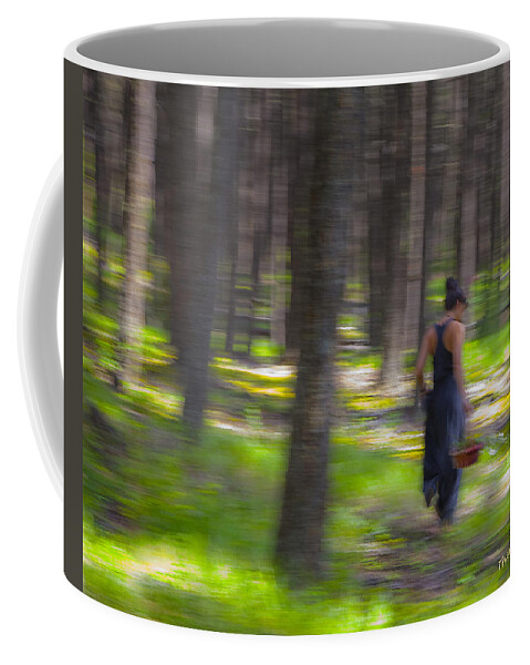 Impressionist Coffee Mug featuring the photograph Through The Woods 2 by Theresa Tahara