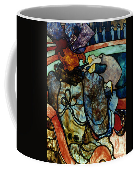 1894 Coffee Mug featuring the painting Tiffany Glass, 1894-95 by Granger