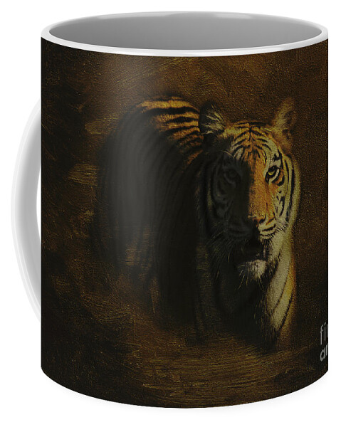 Tiger Coffee Mug featuring the photograph Tiger Art by Jayne Carney