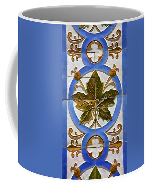 Blue Coffee Mug featuring the photograph Tile of Portugal by David Letts