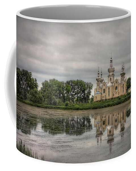 Cathedral Coffee Mug featuring the photograph Time to Reflect by Evelina Kremsdorf