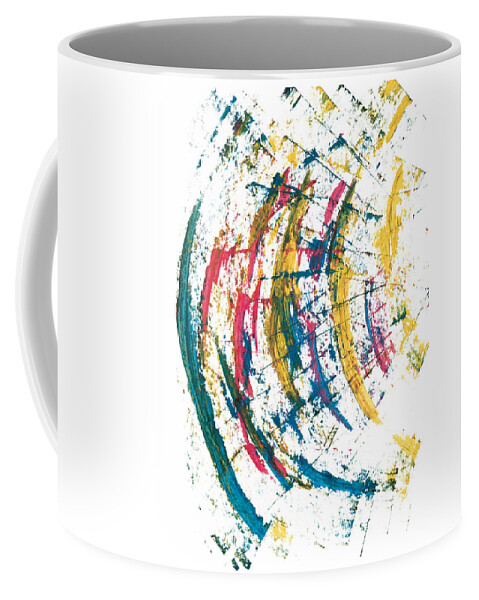 Contemporary Coffee Mug featuring the painting Time Travel by Bjorn Sjogren