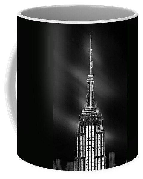 Empire State Building Coffee Mug featuring the photograph Tip Of The World by Az Jackson