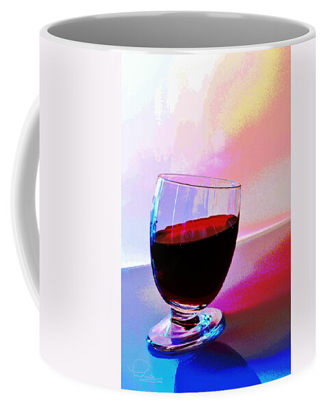 Cafe Art Coffee Mug featuring the photograph Tipsy by Ludwig Keck