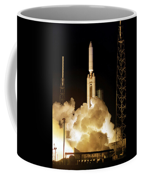 Astronomy Coffee Mug featuring the photograph Titan Ivb Launch by Science Source