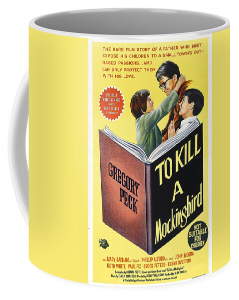 Movie Poster Coffee Mug featuring the photograph To Kill a Mockingbird - 1962 by Georgia Clare