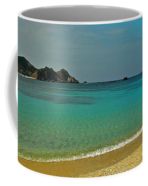 Beachscape Coffee Mug featuring the photograph Aharen Beach, Tokashiki-jima, Okinawa #2 by Jocelyn Kahawai